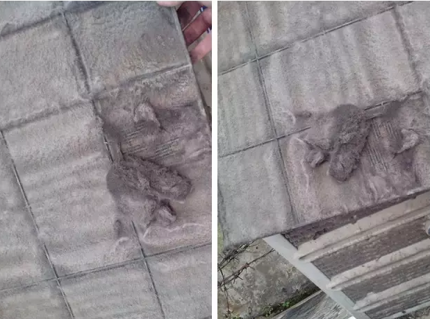 廠空調(diào)過濾網(wǎng)長期未清理導(dǎo)致完全堵塞