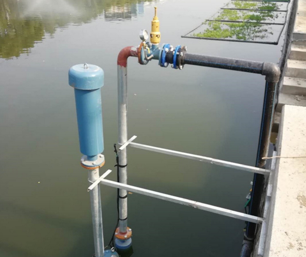 沉水風(fēng)機在河道中如何安裝？